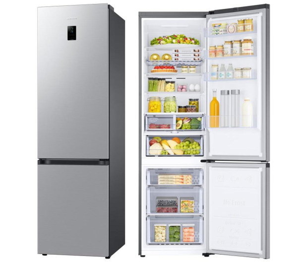Lodówka Samsung RB38C675DSA EF No Frost 203cm Metaliczny Grafit Komora Zero AI 390L - 1279353 - zdjęcie 7